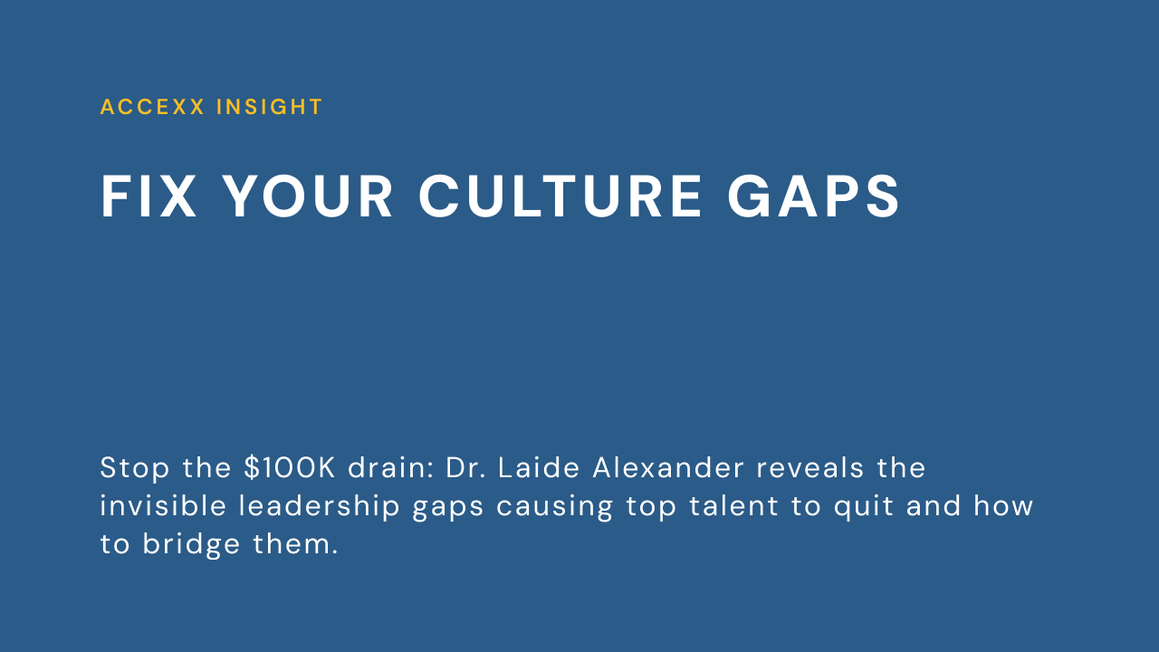 FIX YOUR CULTURE GAPS